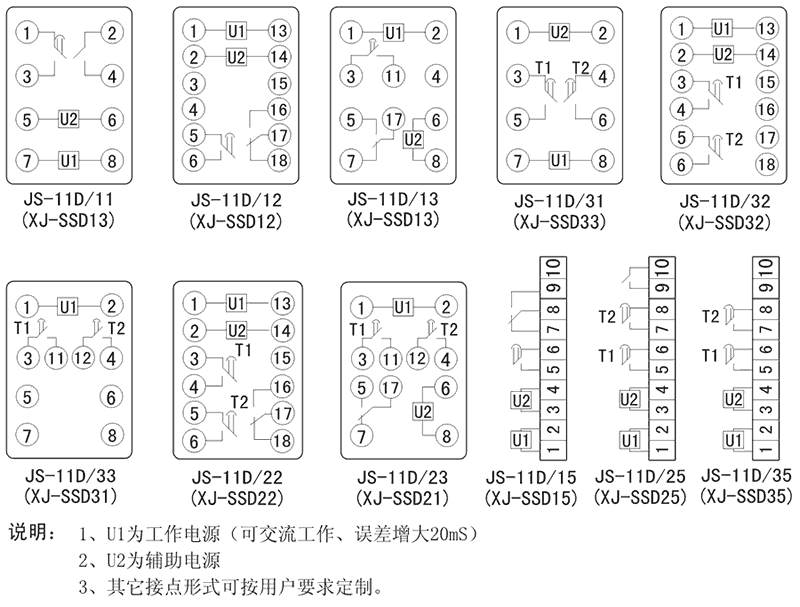 JS-11D/32内部接线图