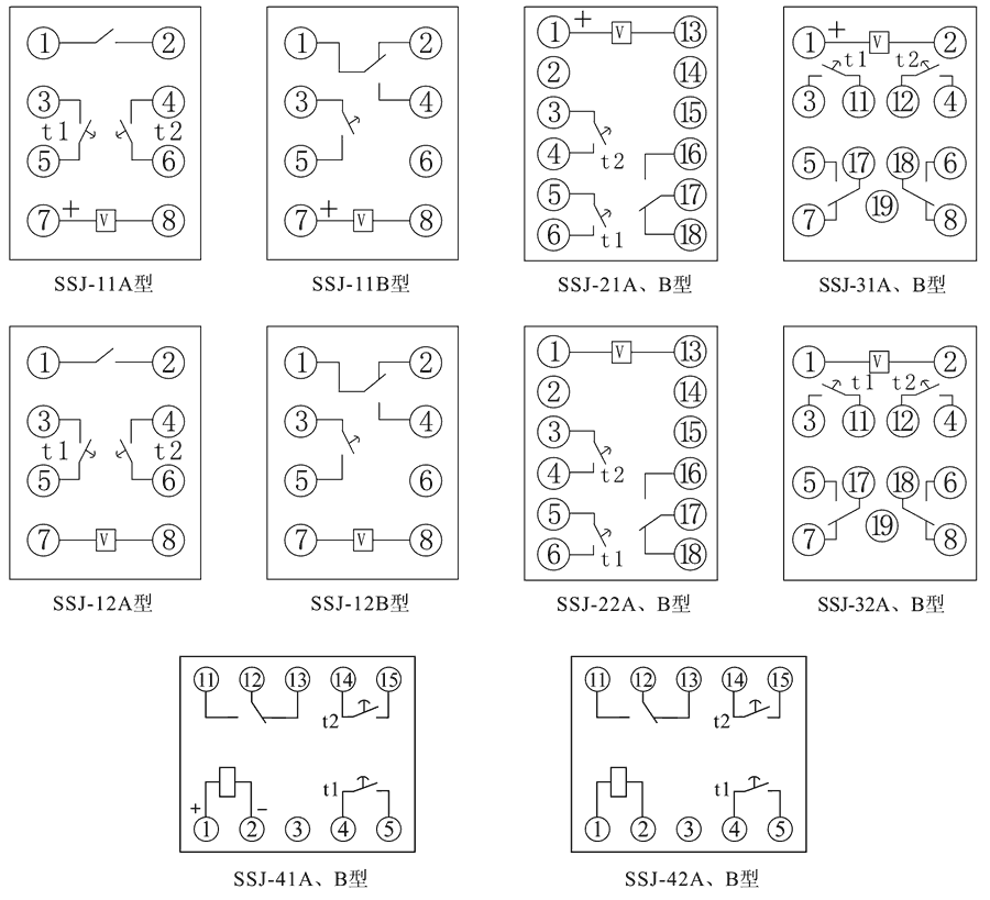 SSJ-42B内部接线图