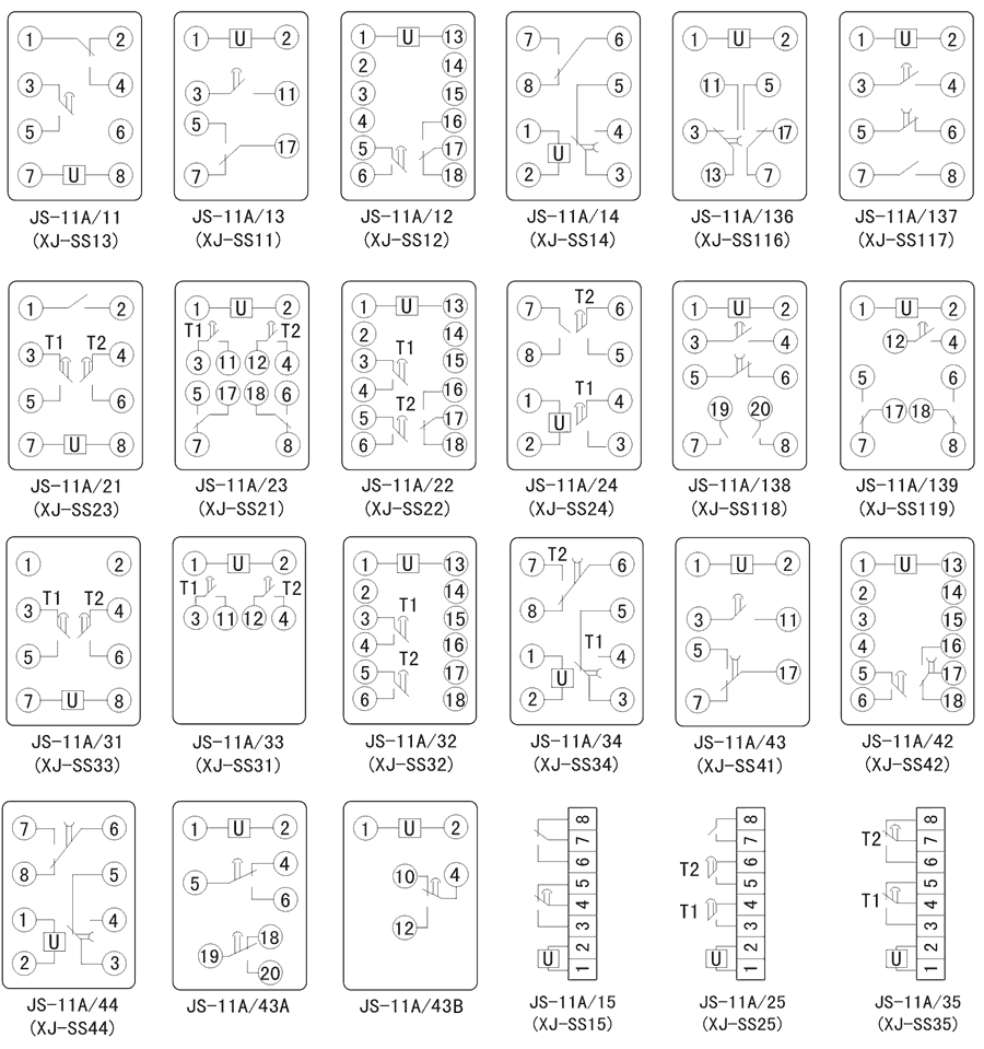 JS-11A/43A内部接线图