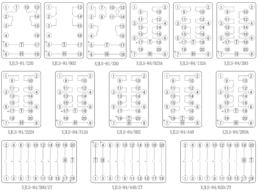 XJLS-84/502内部接线图