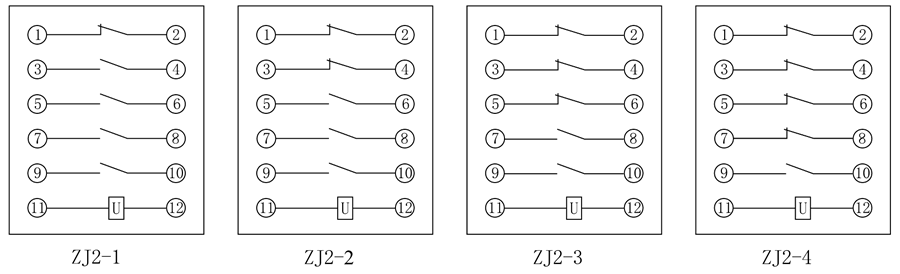 ZJ2-4内部接线图