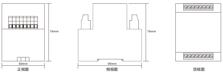 RXMA1-RK211078导轨安装结构外形尺寸