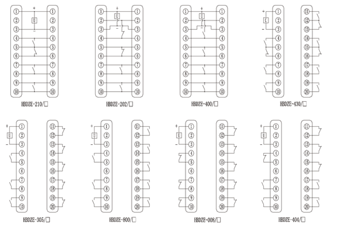 端子接线示意图