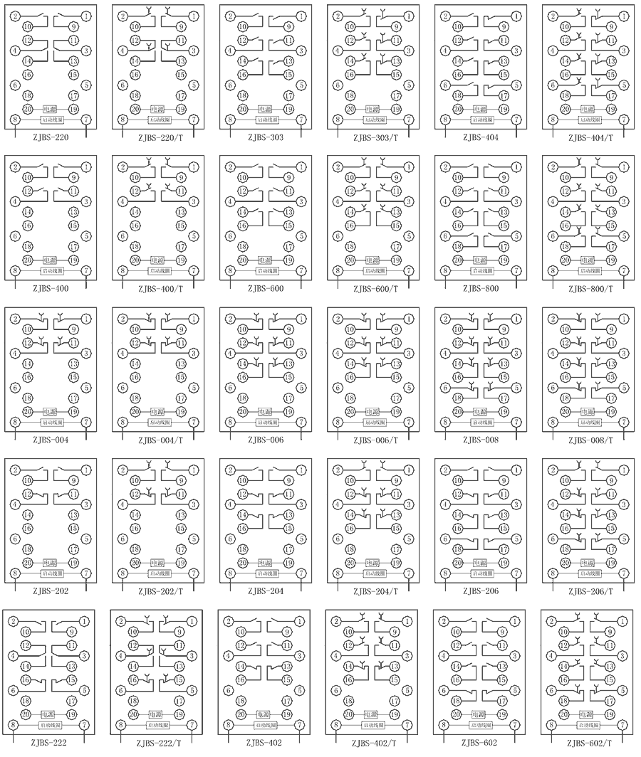 ZJBS-004内部接线图