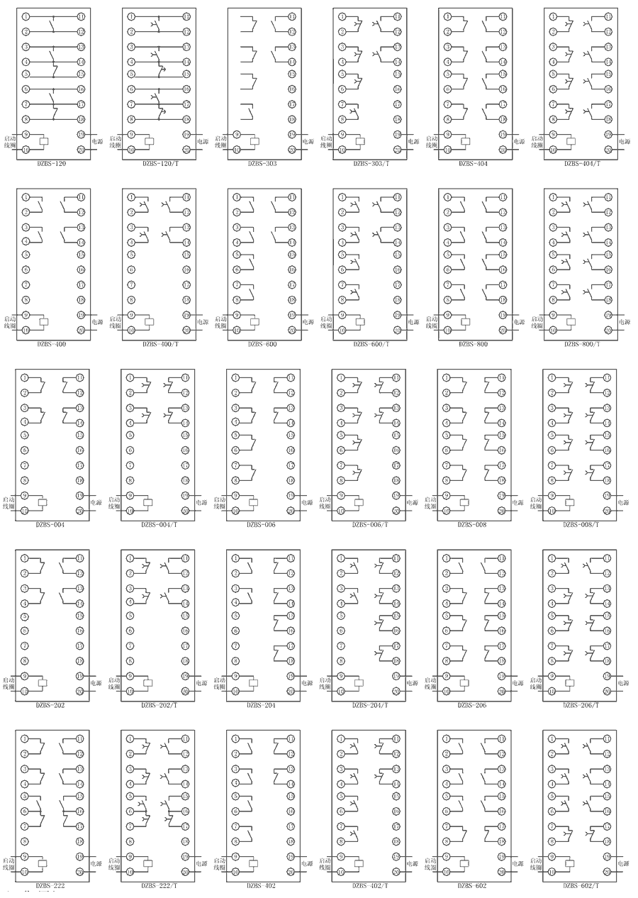 DZBS-204内部接线图
